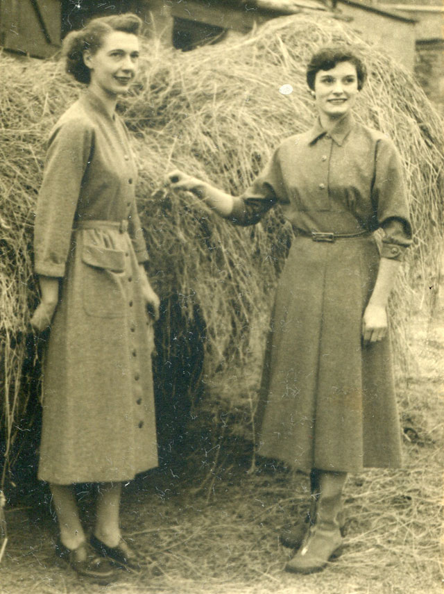 History of Martha Hill - Fashion on the farm 1955